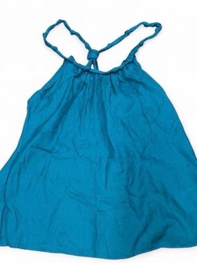Guess Teal Tank with Knotted Racerback